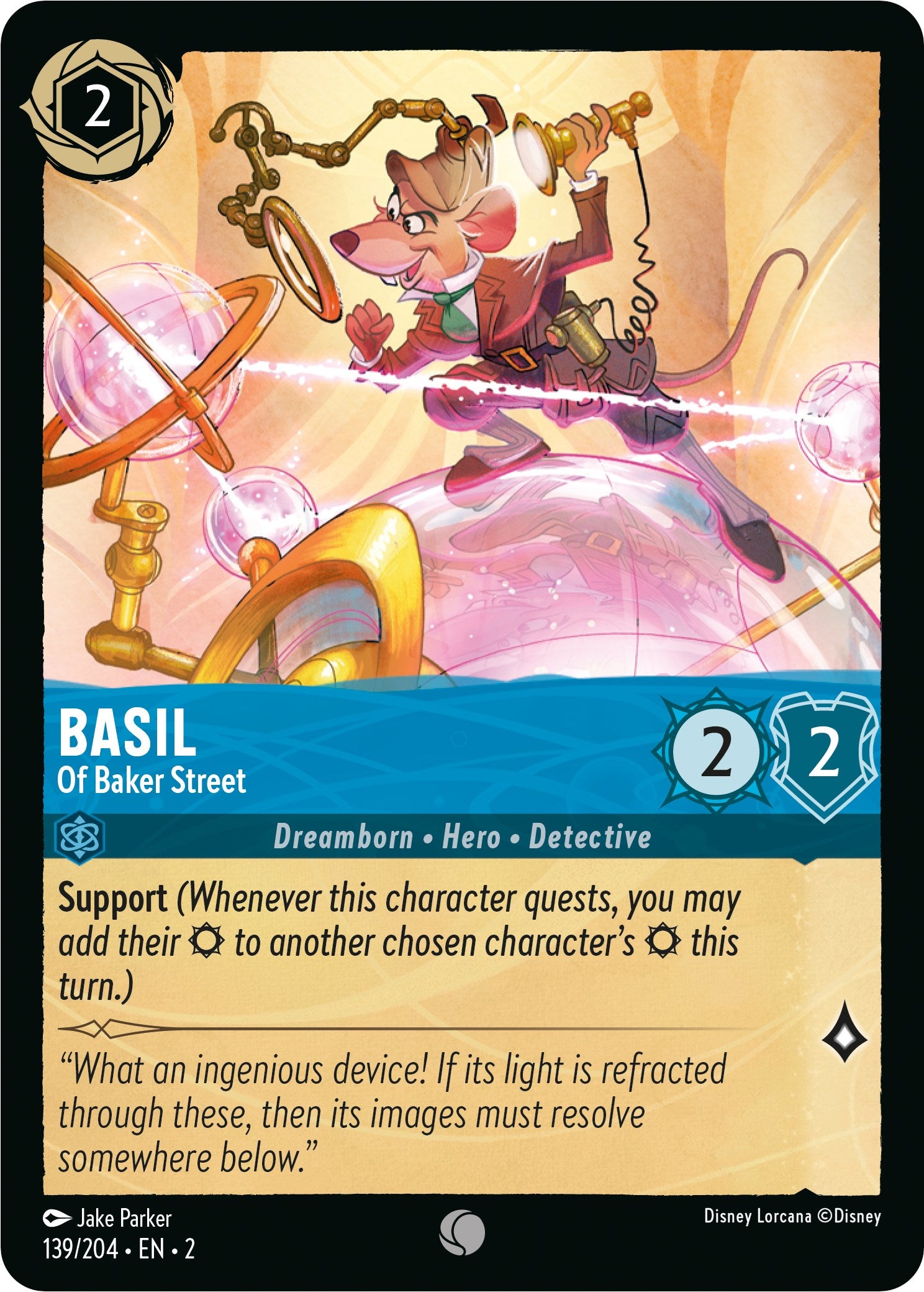 Basil - Of Baker Street (139/204) [Rise of the Floodborn] | L.A. Mood Comics and Games