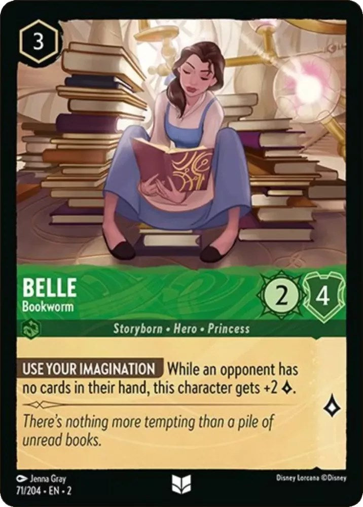 Belle - Bookworm (71/204) [Rise of the Floodborn] | L.A. Mood Comics and Games