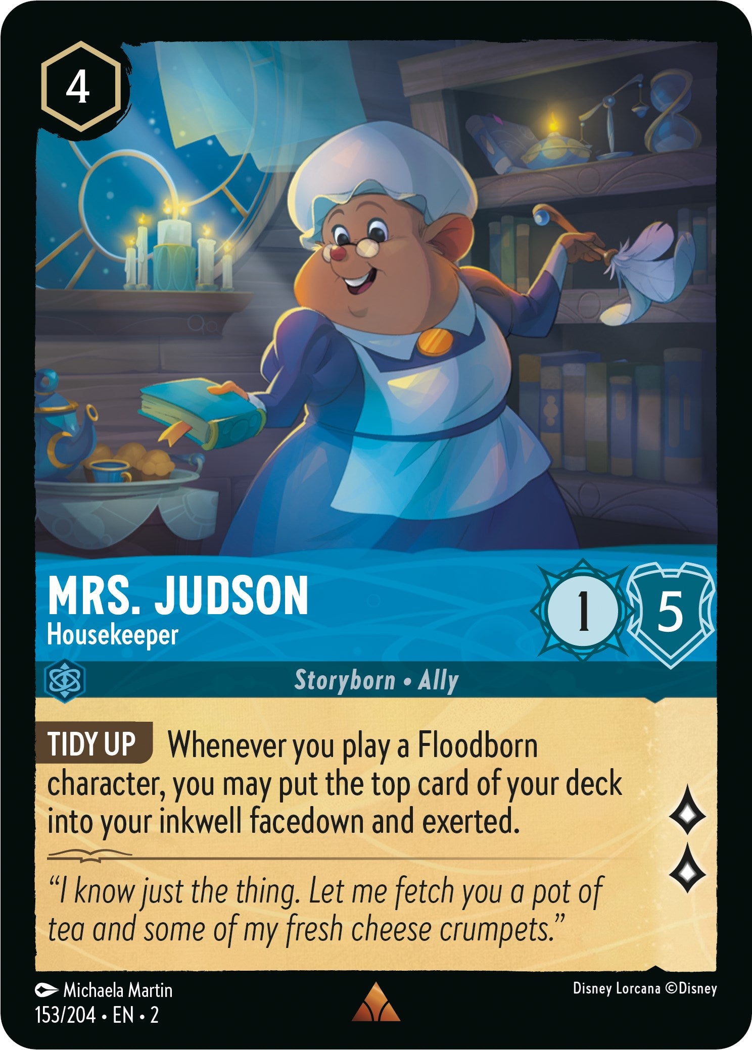 Mrs. Judson - Housekeeper (153/204) [Rise of the Floodborn] | L.A. Mood Comics and Games