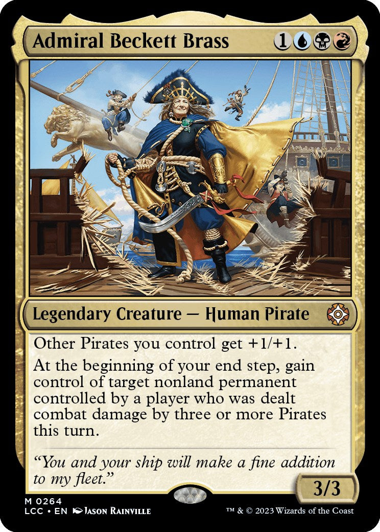 Admiral Beckett Brass [The Lost Caverns of Ixalan Commander] | L.A. Mood Comics and Games