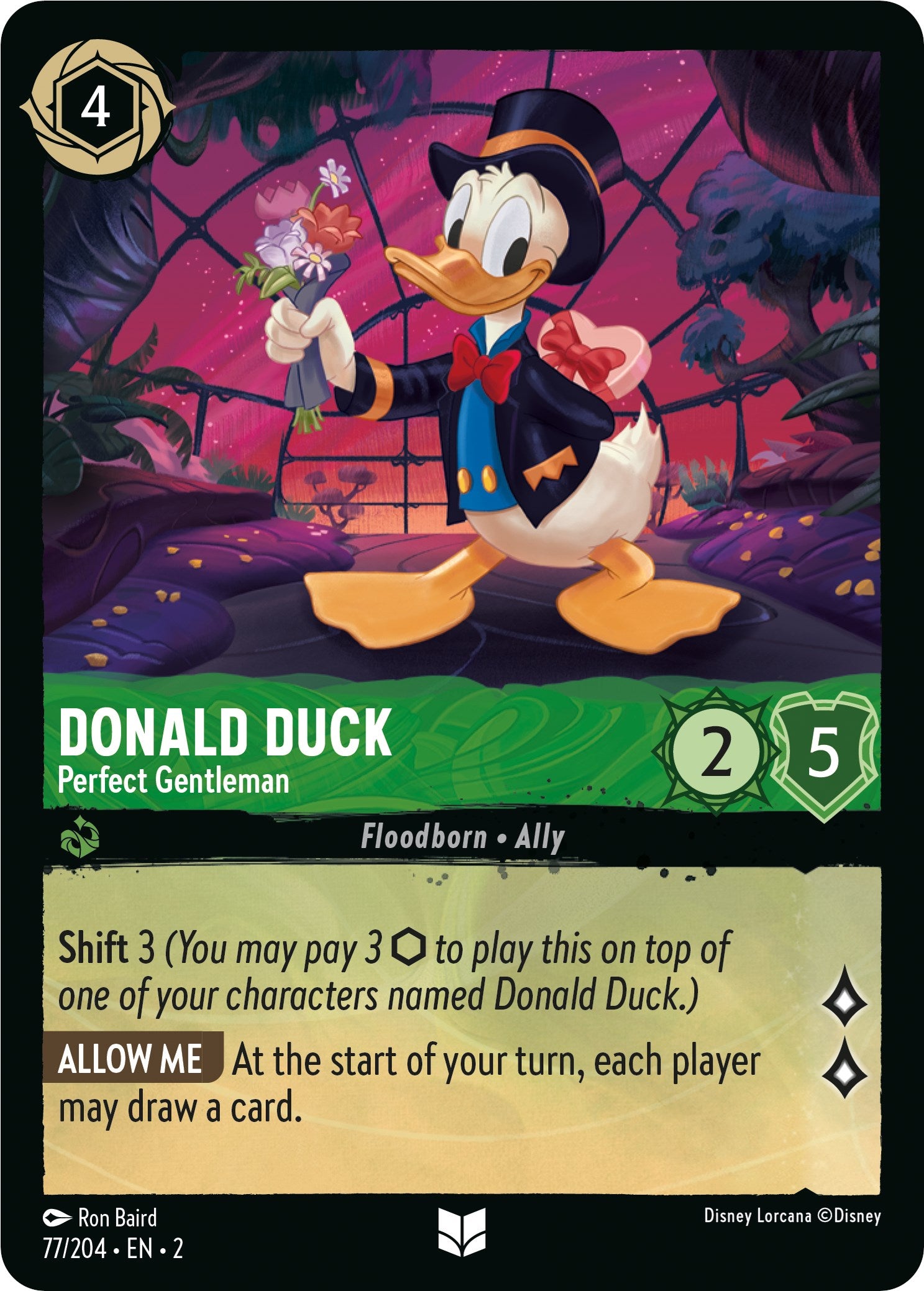 Donald Duck - Perfect Gentleman (77/204) [Rise of the Floodborn] | L.A. Mood Comics and Games