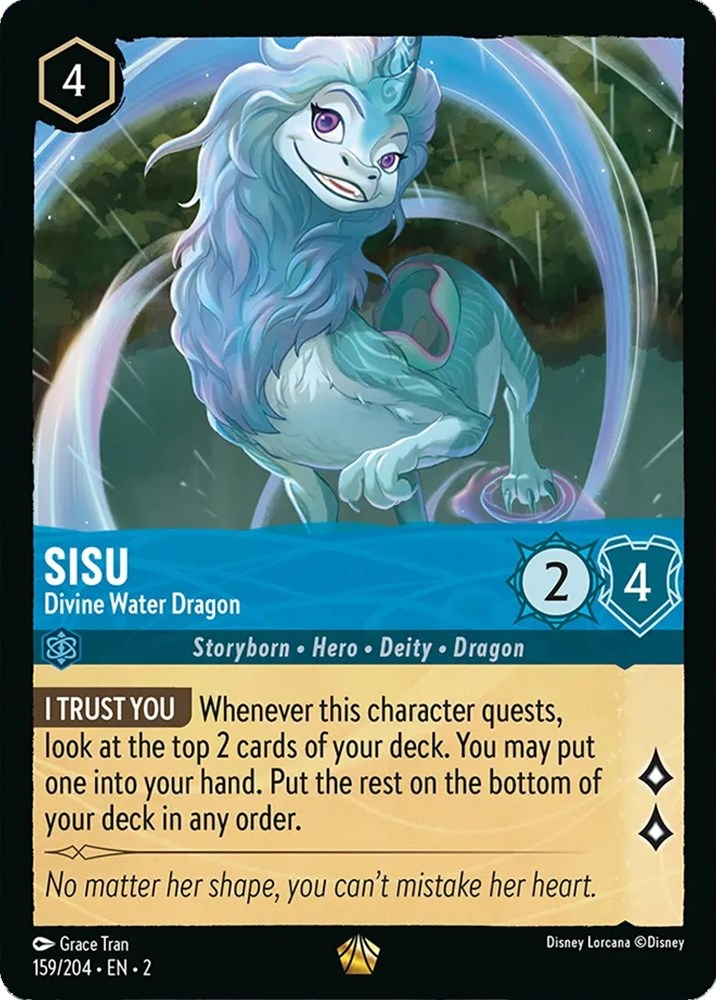 Sisu - Divine Water Dragon (159/204) [Rise of the Floodborn] | L.A. Mood Comics and Games