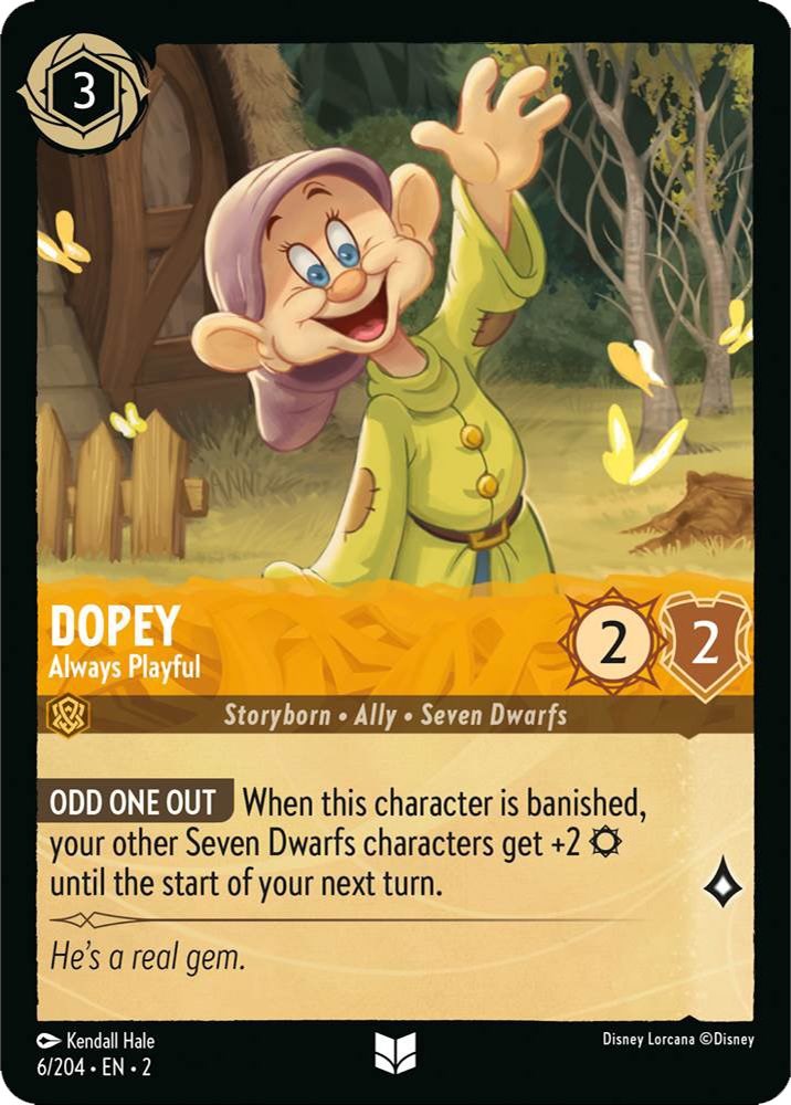 Dopey - Always Playful (6/204) [Rise of the Floodborn] | L.A. Mood Comics and Games