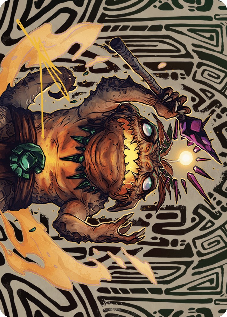 Zoyowa Lava-Tongue Art Card (Gold-Stamped Signature) [The Lost Caverns of Ixalan Art Series] | L.A. Mood Comics and Games