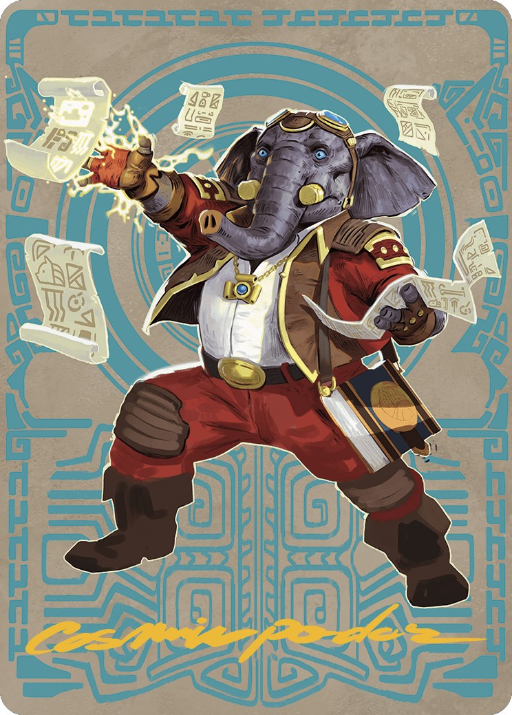Quintorius Kand Art Card (65/81) (Gold-Stamped Signature) [The Lost Caverns of Ixalan Art Series] | L.A. Mood Comics and Games