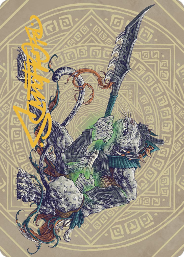 Kutzil, Malamet Exemplar Art Card (Gold-Stamped Signature) [The Lost Caverns of Ixalan Art Series] | L.A. Mood Comics and Games