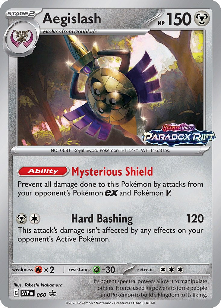 Aegislash (060) [Scarlet & Violet: Black Star Promos] | L.A. Mood Comics and Games