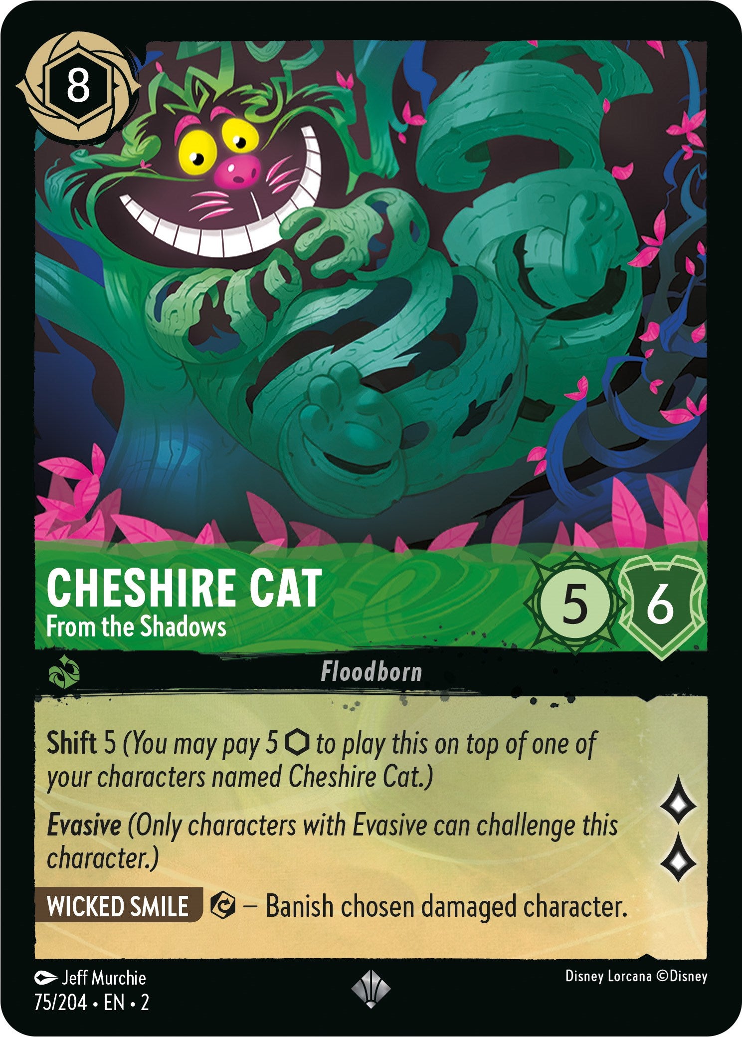 Cheshire Cat - From the Shadows (75/204) [Rise of the Floodborn] | L.A. Mood Comics and Games