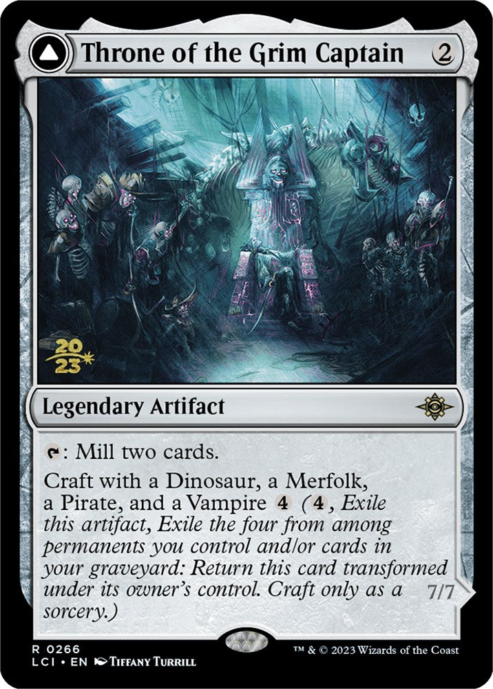 Throne of the Grim Captain // The Grim Captain [The Lost Caverns of Ixalan Prerelease Cards] | L.A. Mood Comics and Games