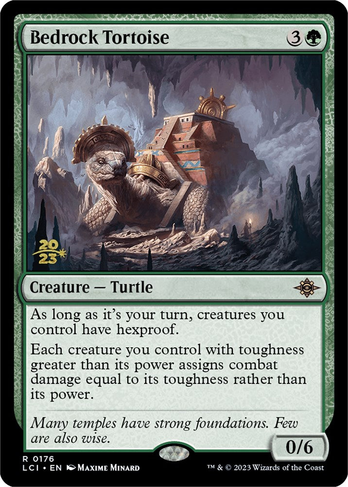 Bedrock Tortoise [The Lost Caverns of Ixalan Prerelease Cards] | L.A. Mood Comics and Games