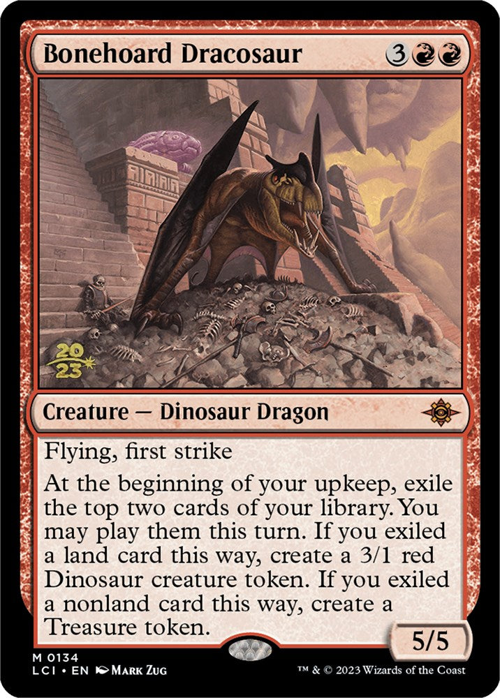 Bonehoard Dracosaur [The Lost Caverns of Ixalan Prerelease Cards] | L.A. Mood Comics and Games