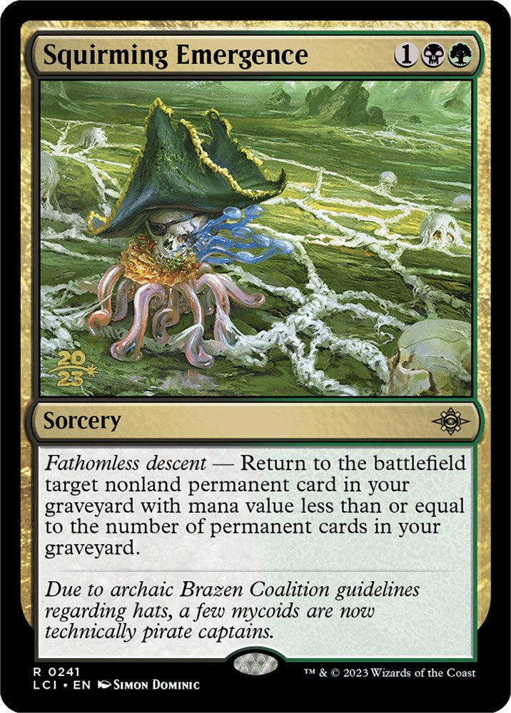 Squirming Emergence [The Lost Caverns of Ixalan Prerelease Cards] | L.A. Mood Comics and Games