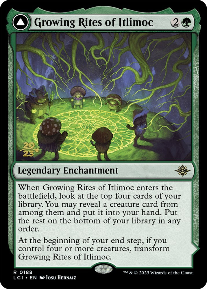 Growing Rites of Itlimoc // Itlimoc, Cradle of the Sun (LCI) [The Lost Caverns of Ixalan Prerelease Cards] | L.A. Mood Comics and Games