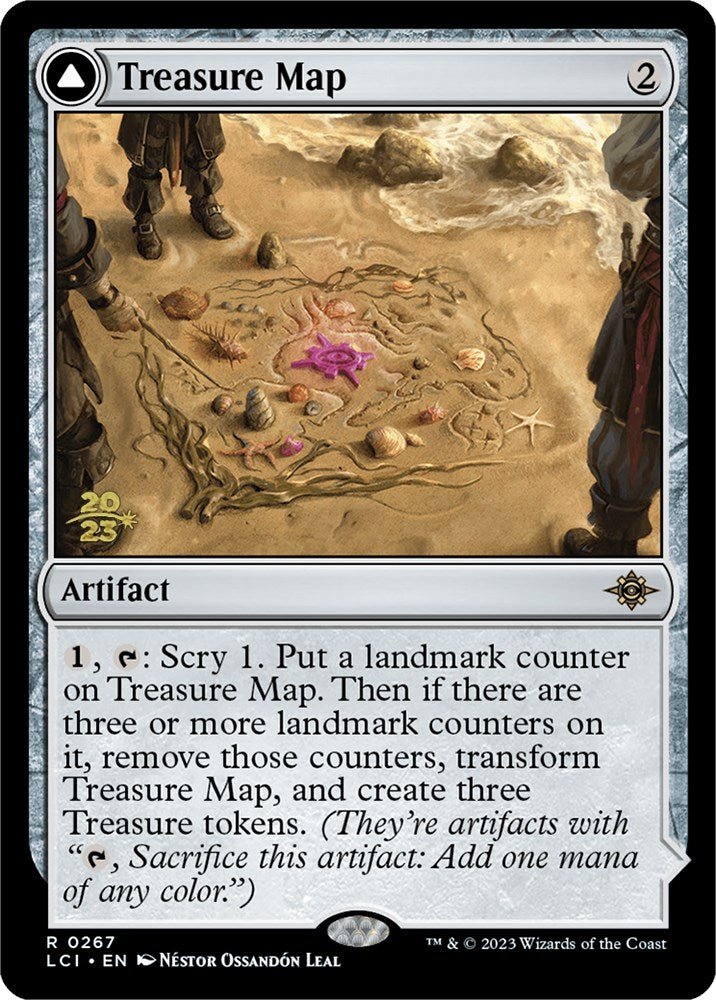 Treasure Map // Treasure Cove [The Lost Caverns of Ixalan Prerelease Cards] | L.A. Mood Comics and Games