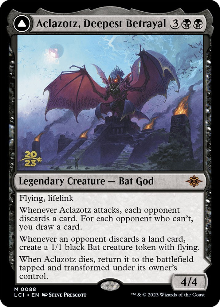 Aclazotz, Deepest Betrayal // Temple of the Dead [The Lost Caverns of Ixalan Prerelease Cards] | L.A. Mood Comics and Games