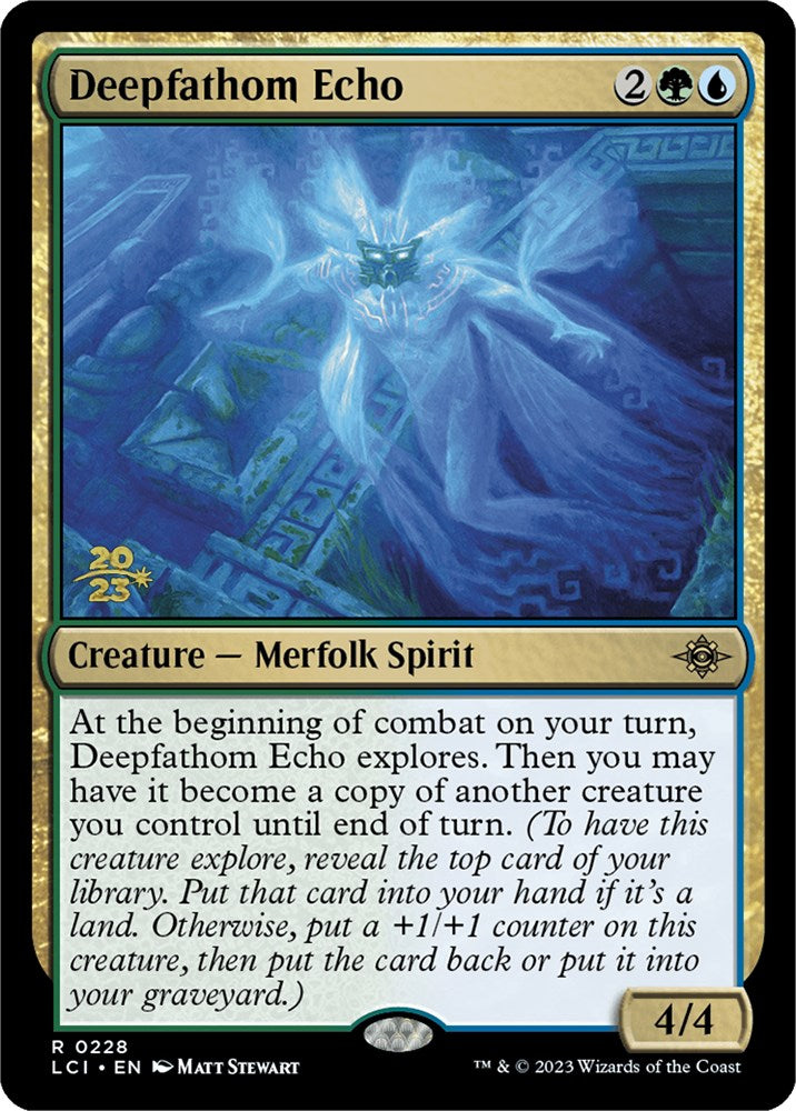 Deepfathom Echo [The Lost Caverns of Ixalan Prerelease Cards] | L.A. Mood Comics and Games