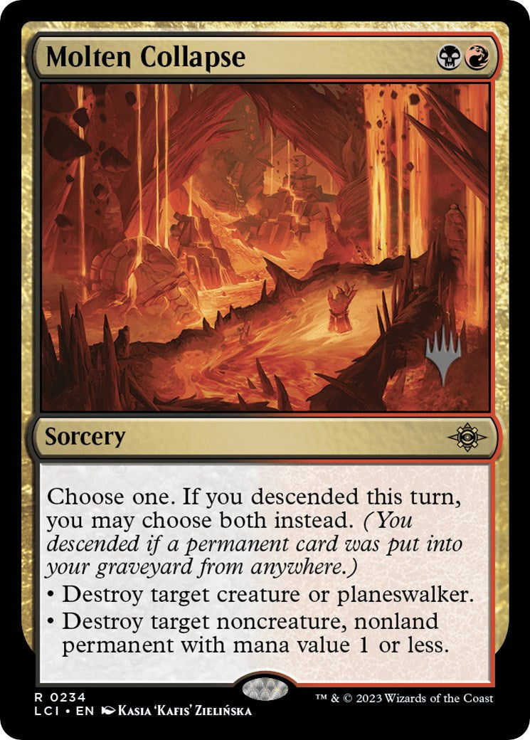 Molten Collapse (Promo Pack) [The Lost Caverns of Ixalan Promos] | L.A. Mood Comics and Games