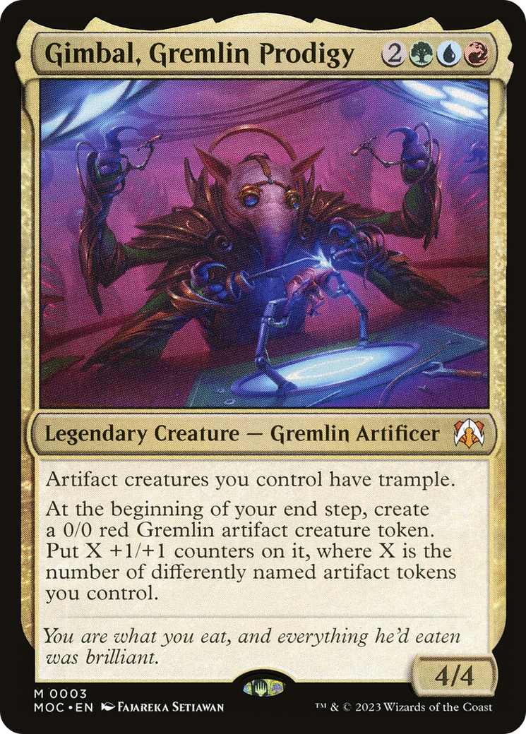 Gimbal, Gremlin Prodigy [March of the Machine Commander] | L.A. Mood Comics and Games