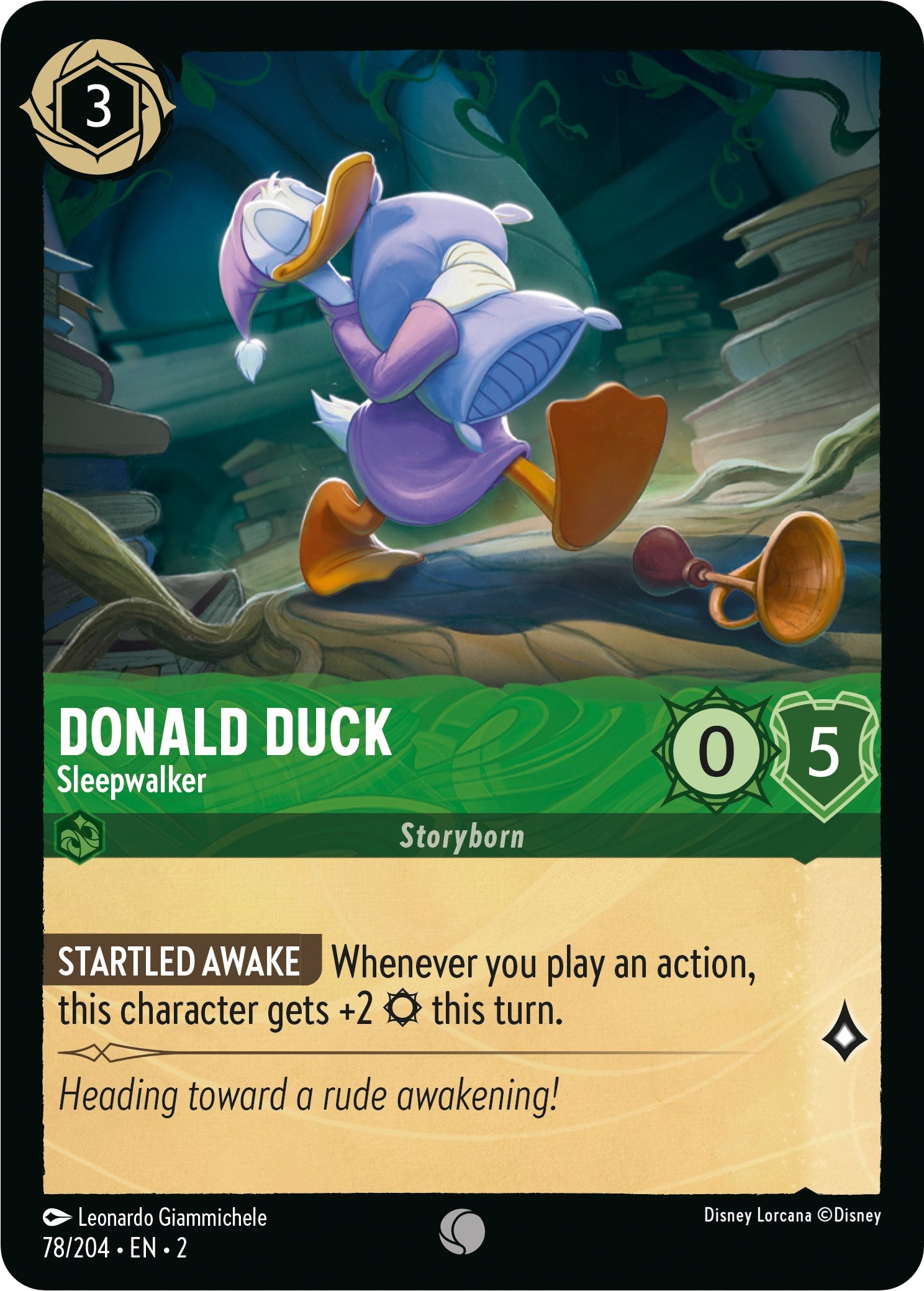 Donald Duck - Sleepwalker (78/204) [Rise of the Floodborn] | L.A. Mood Comics and Games