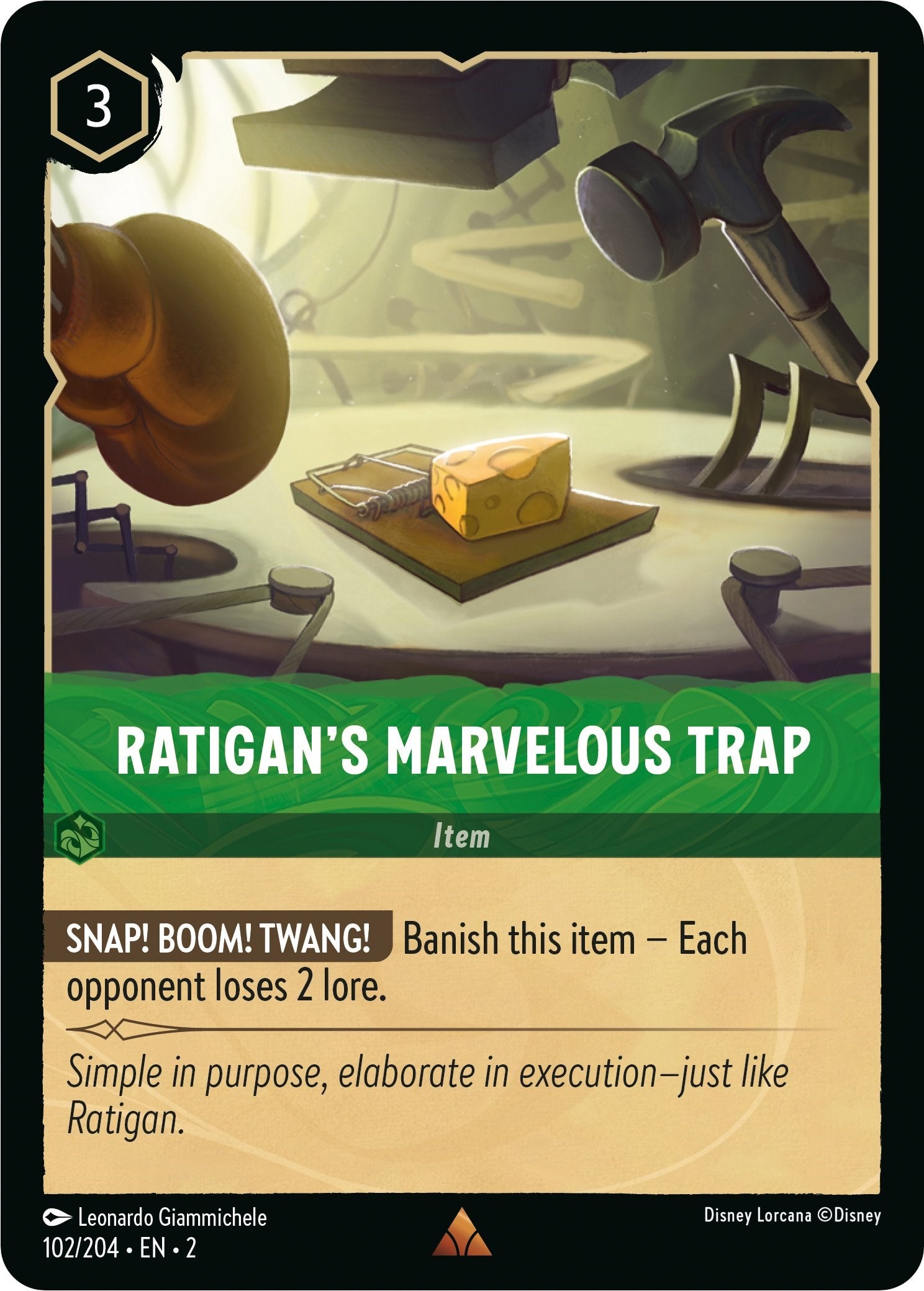 Ratigan's Marvelous Trap (102/204) [Rise of the Floodborn] | L.A. Mood Comics and Games