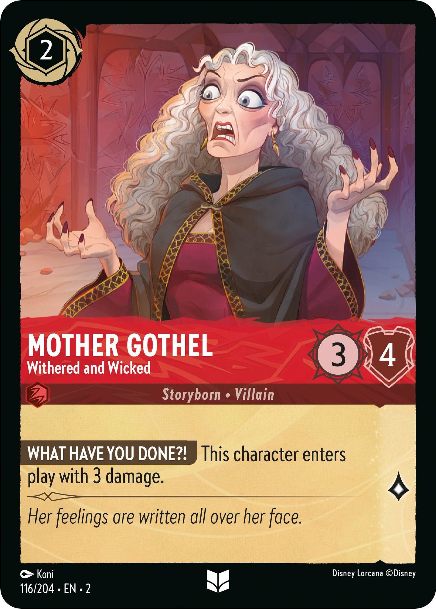 Mother Gothel - Withered and Wicked (116/204) [Rise of the Floodborn] | L.A. Mood Comics and Games