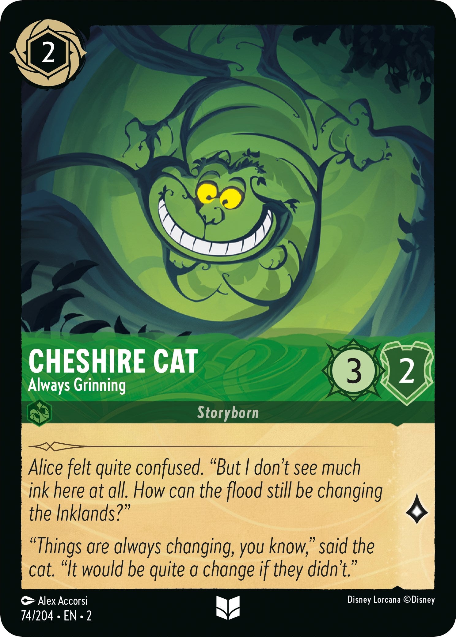 Cheshire Cat - Always Grinning (74/204) [Rise of the Floodborn] | L.A. Mood Comics and Games