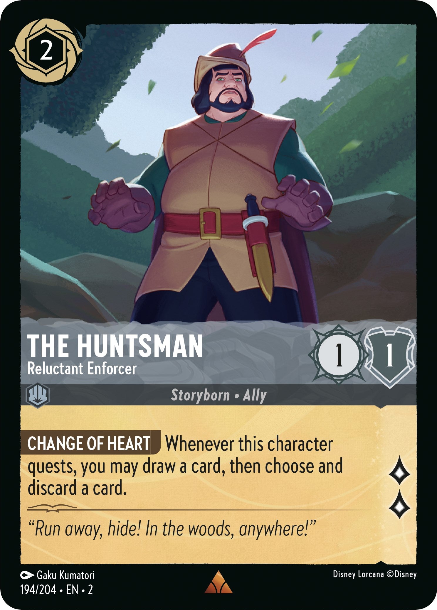 The Huntsman - Reluctant Enforcer (194/204) [Rise of the Floodborn] | L.A. Mood Comics and Games