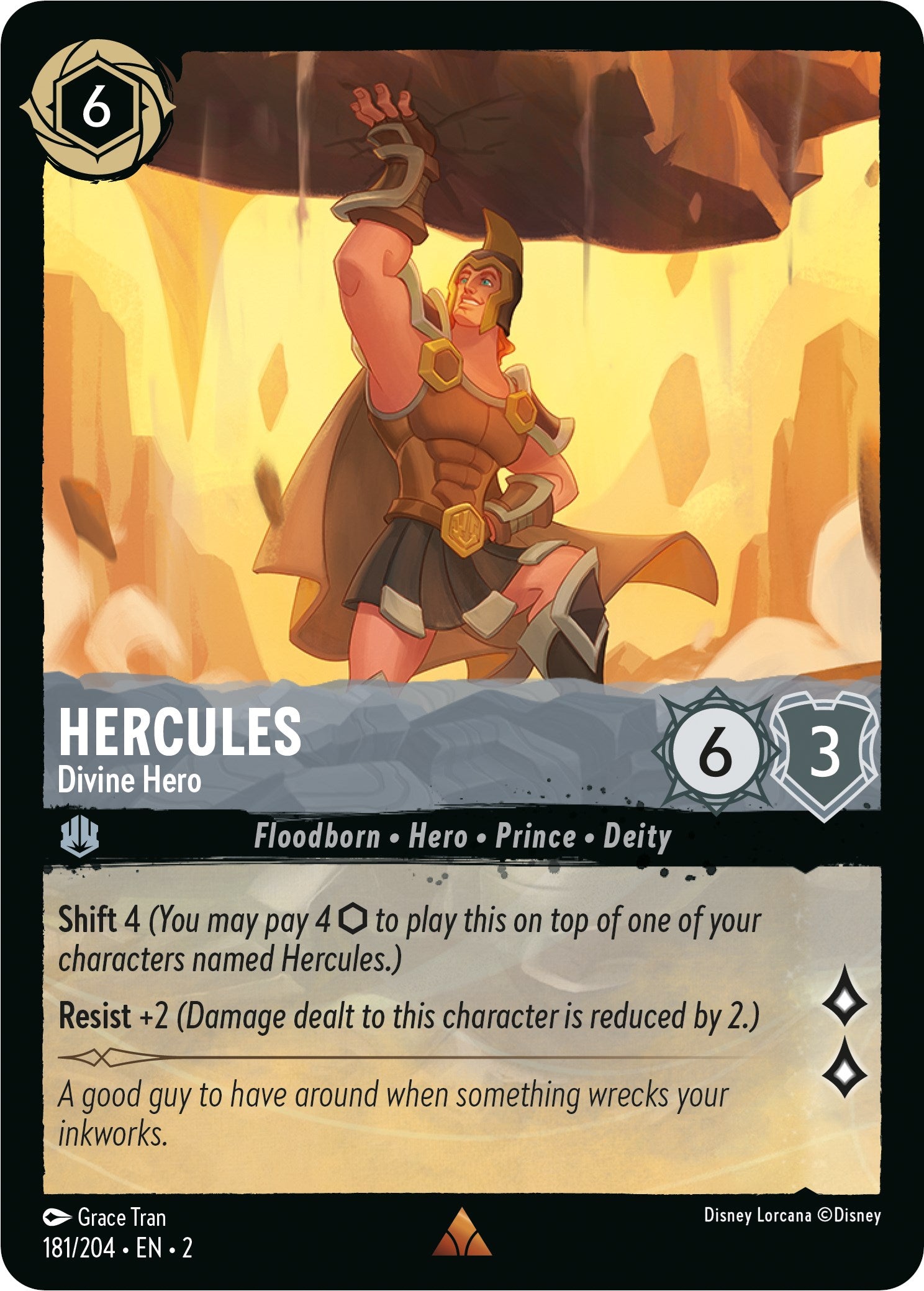 Hercules - Divine Hero (181/204) [Rise of the Floodborn] | L.A. Mood Comics and Games