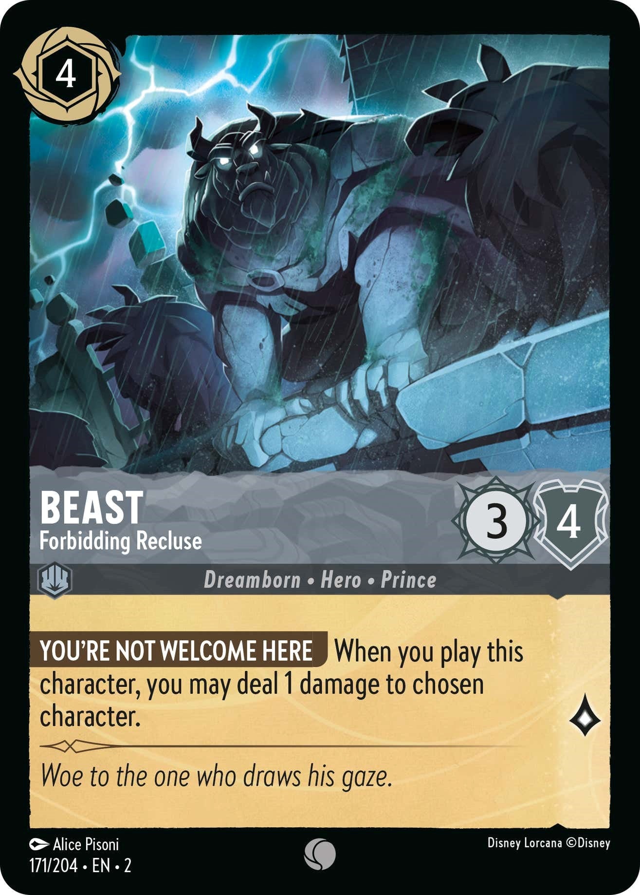 Beast - Forbidding Recluse (171/204) [Rise of the Floodborn] | L.A. Mood Comics and Games