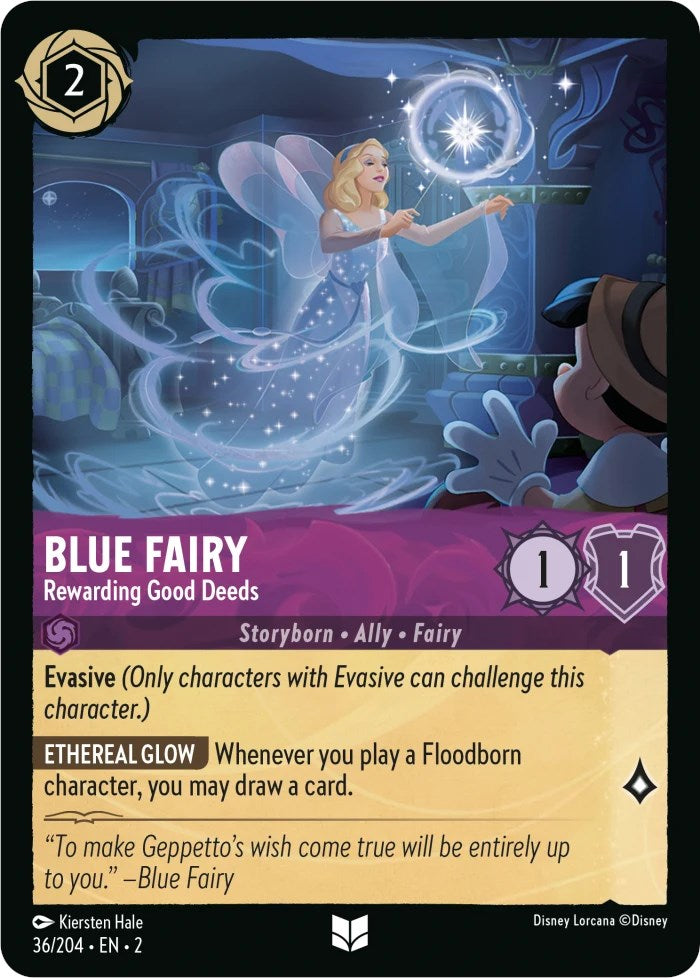 Blue Fairy - Rewarding Good Deeds (36/204) [Rise of the Floodborn] | L.A. Mood Comics and Games