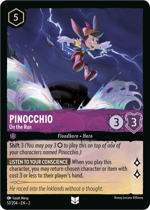 Pinocchio - On the Run (57/204) [Rise of the Floodborn] | L.A. Mood Comics and Games