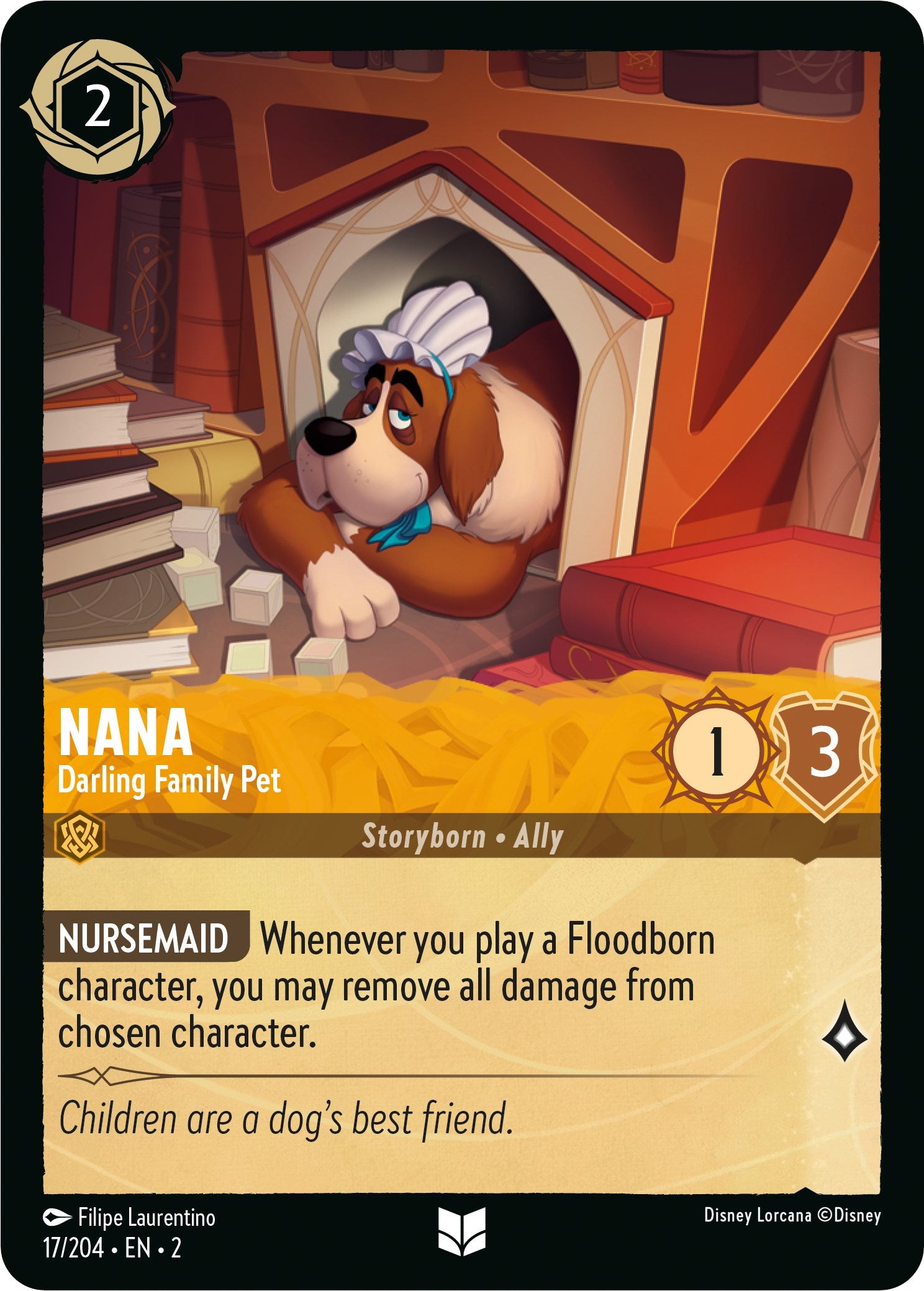 Nana - Darling Family Pet (17/204) [Rise of the Floodborn] | L.A. Mood Comics and Games