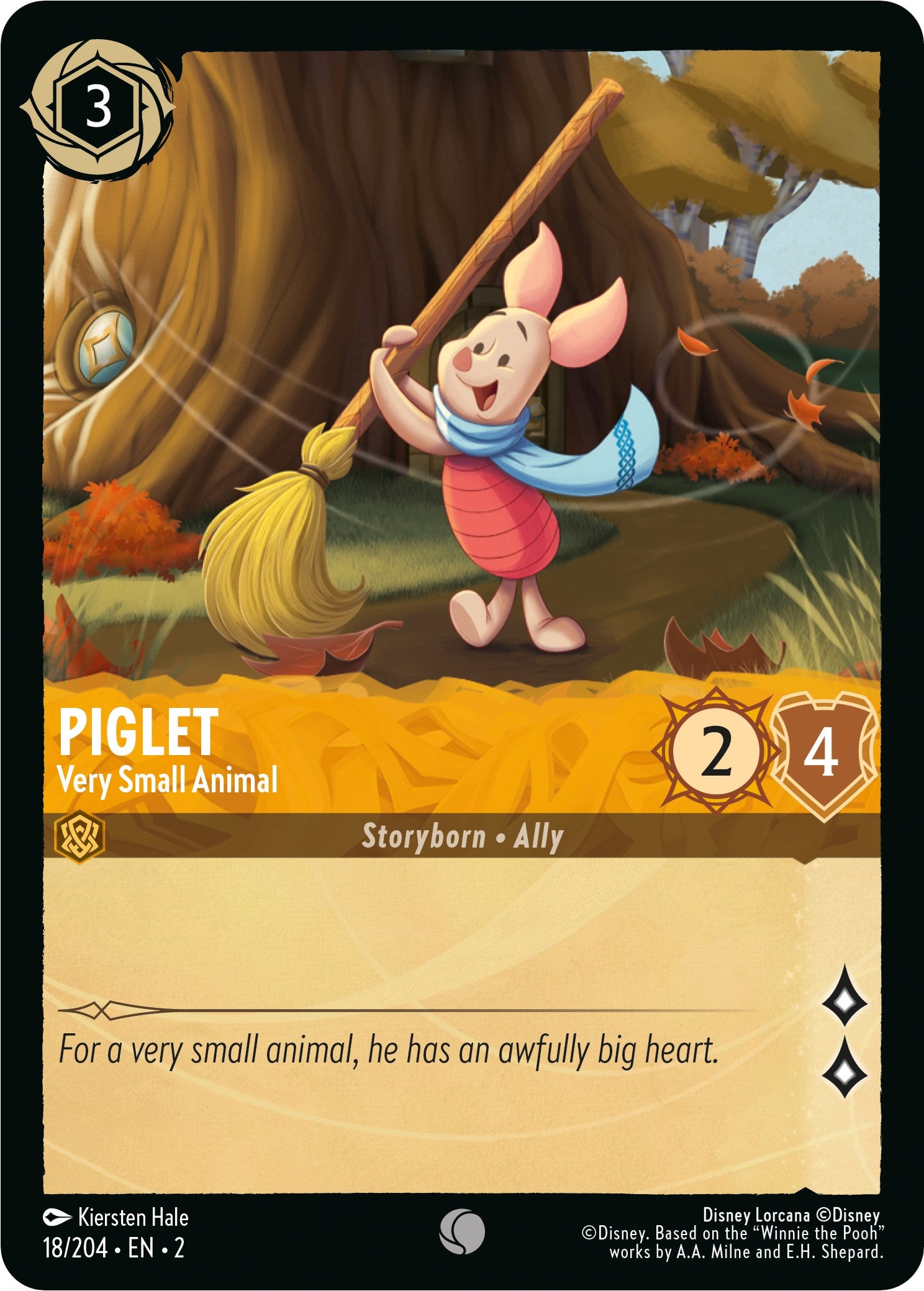 Piglet - Very Small Animal (18/204) [Rise of the Floodborn] | L.A. Mood Comics and Games