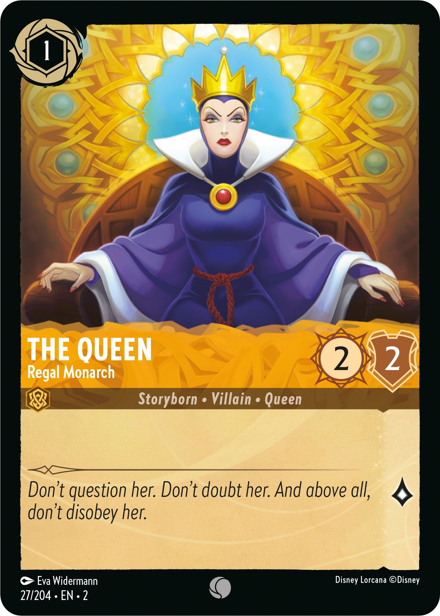 The Queen - Regal Monarch (27/204) [Rise of the Floodborn] | L.A. Mood Comics and Games