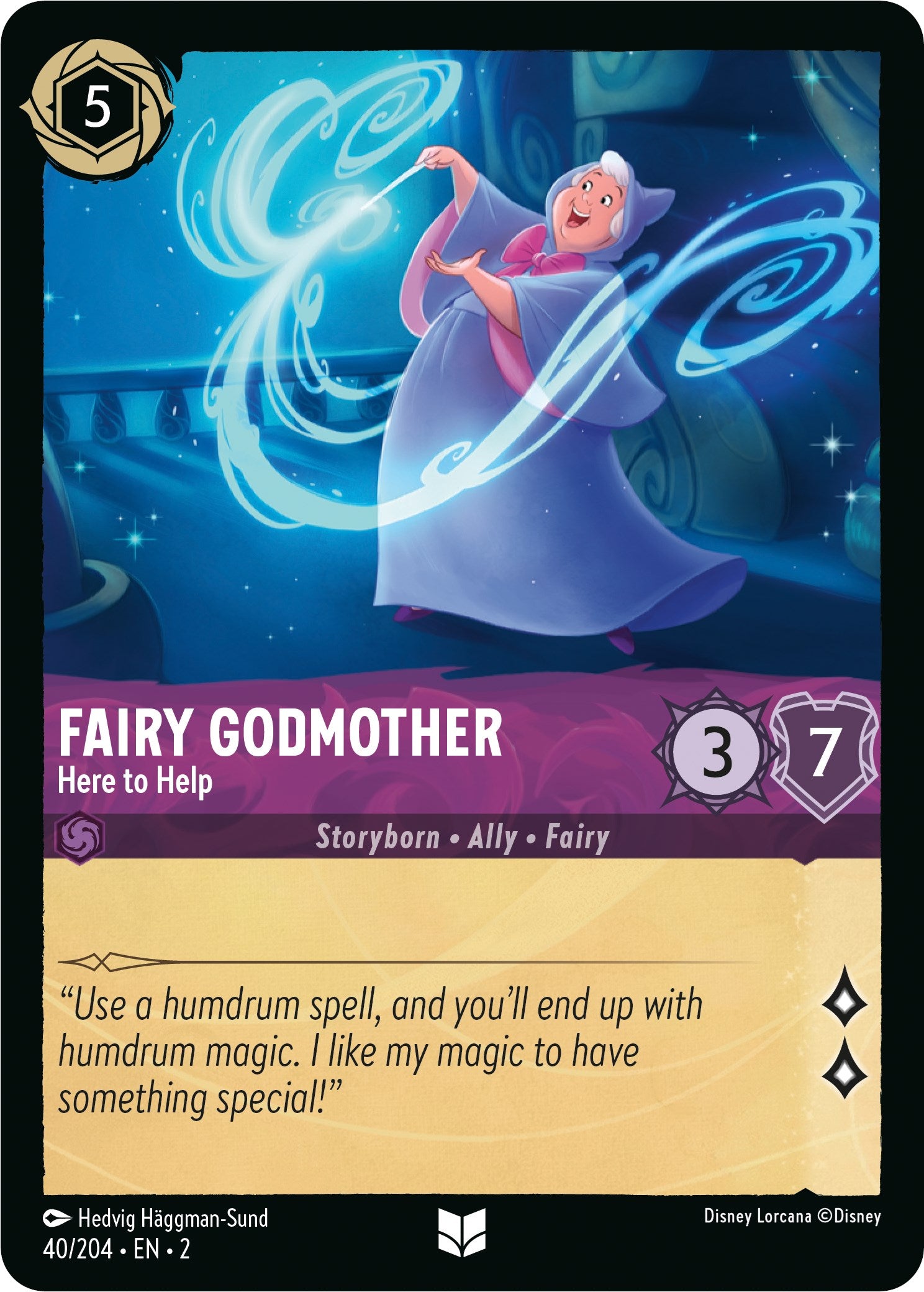 Fairy Godmother - Here to Help (40/204) [Rise of the Floodborn] | L.A. Mood Comics and Games