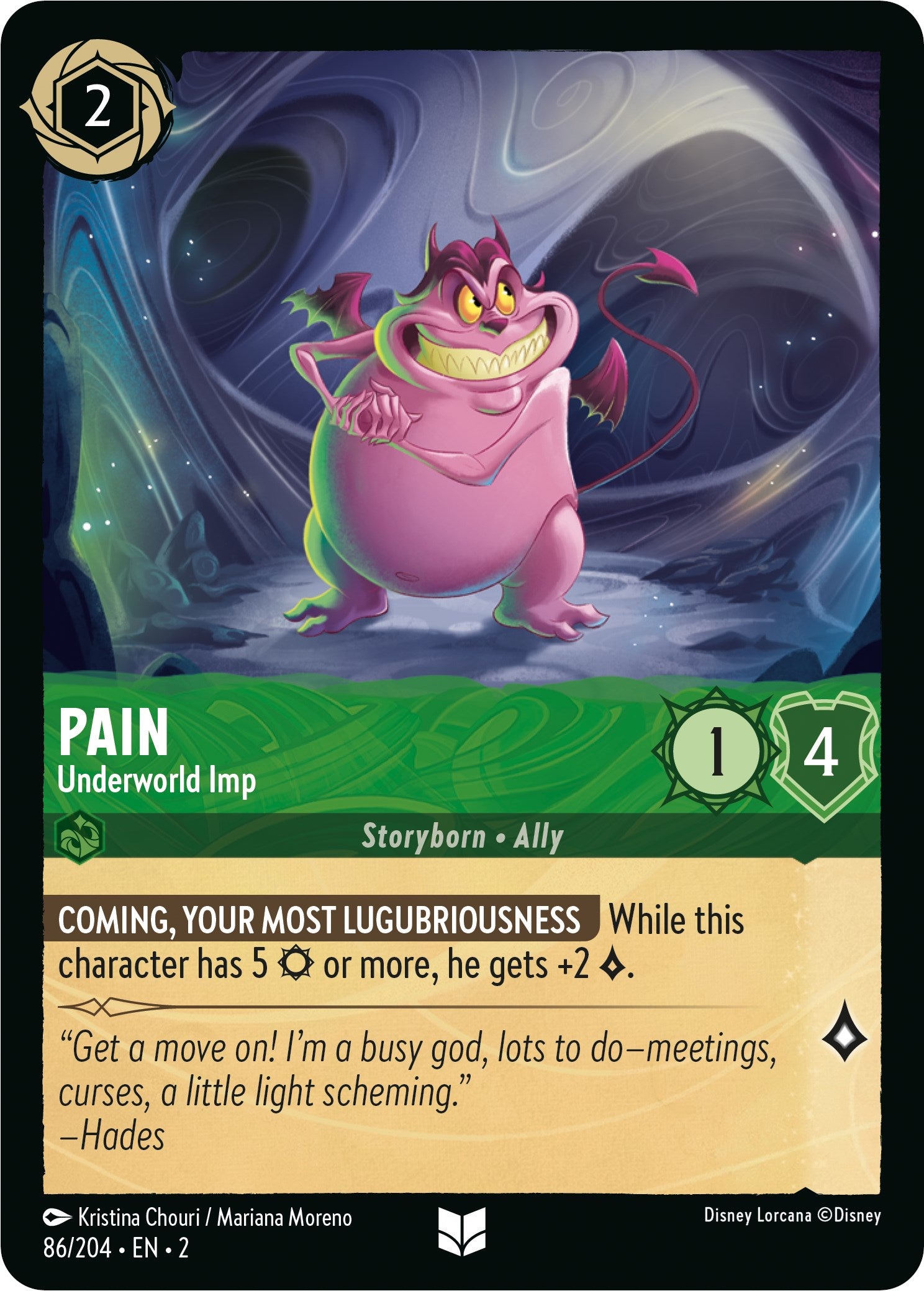 Pain - Underworld Imp (86/204) [Rise of the Floodborn] | L.A. Mood Comics and Games