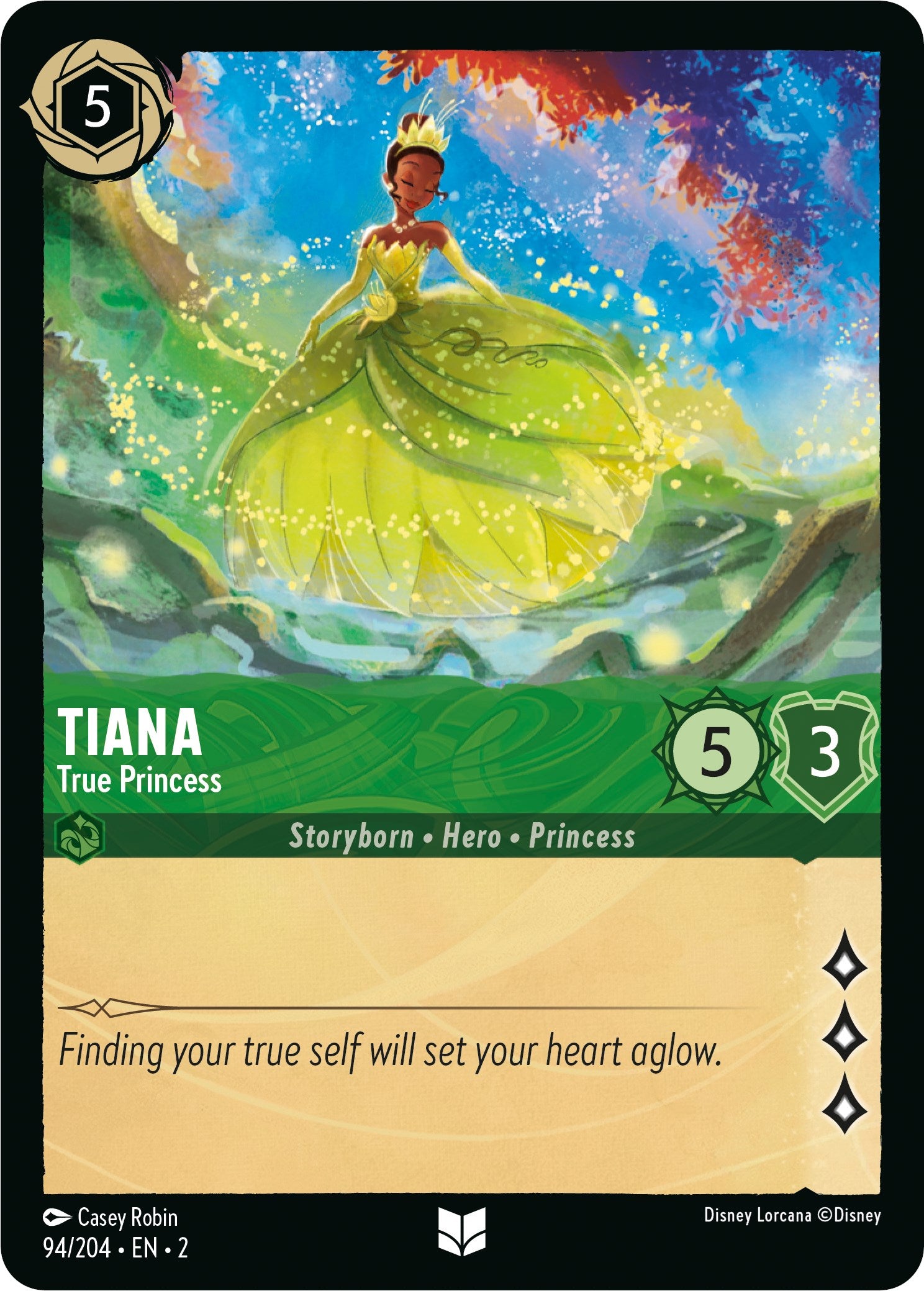 Tiana - True Princess (94/204) [Rise of the Floodborn] | L.A. Mood Comics and Games