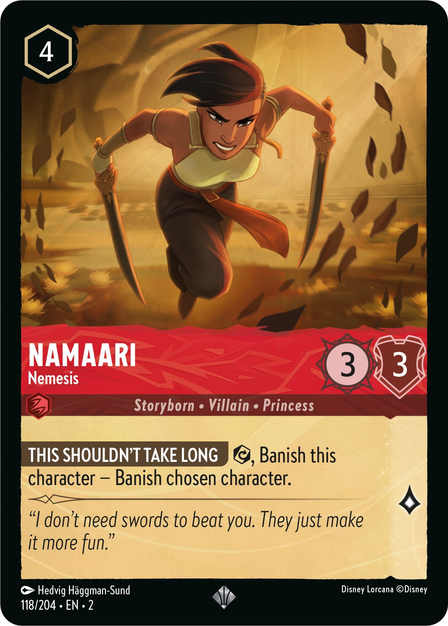 Namaari - Nemesis (118/204) [Rise of the Floodborn] | L.A. Mood Comics and Games