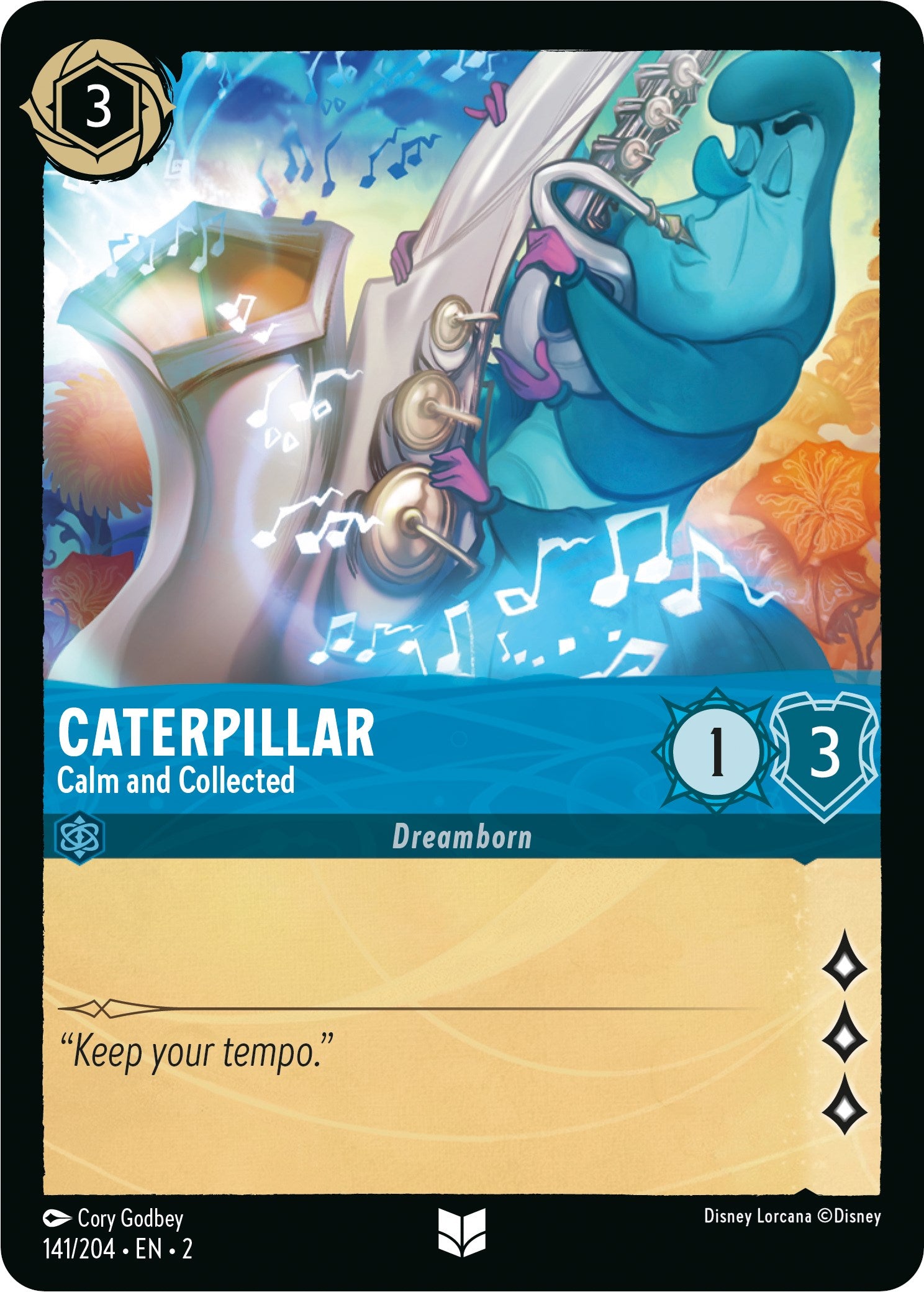 Caterpillar - Calm and Collected (141/204) [Rise of the Floodborn] | L.A. Mood Comics and Games