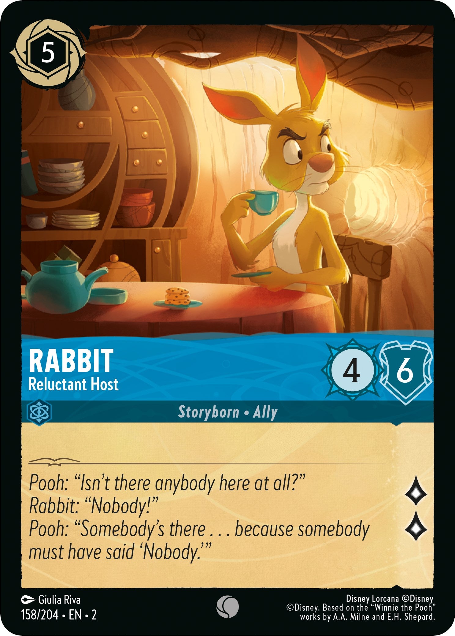 Rabbit - Reluctant Host (158/204) [Rise of the Floodborn] | L.A. Mood Comics and Games