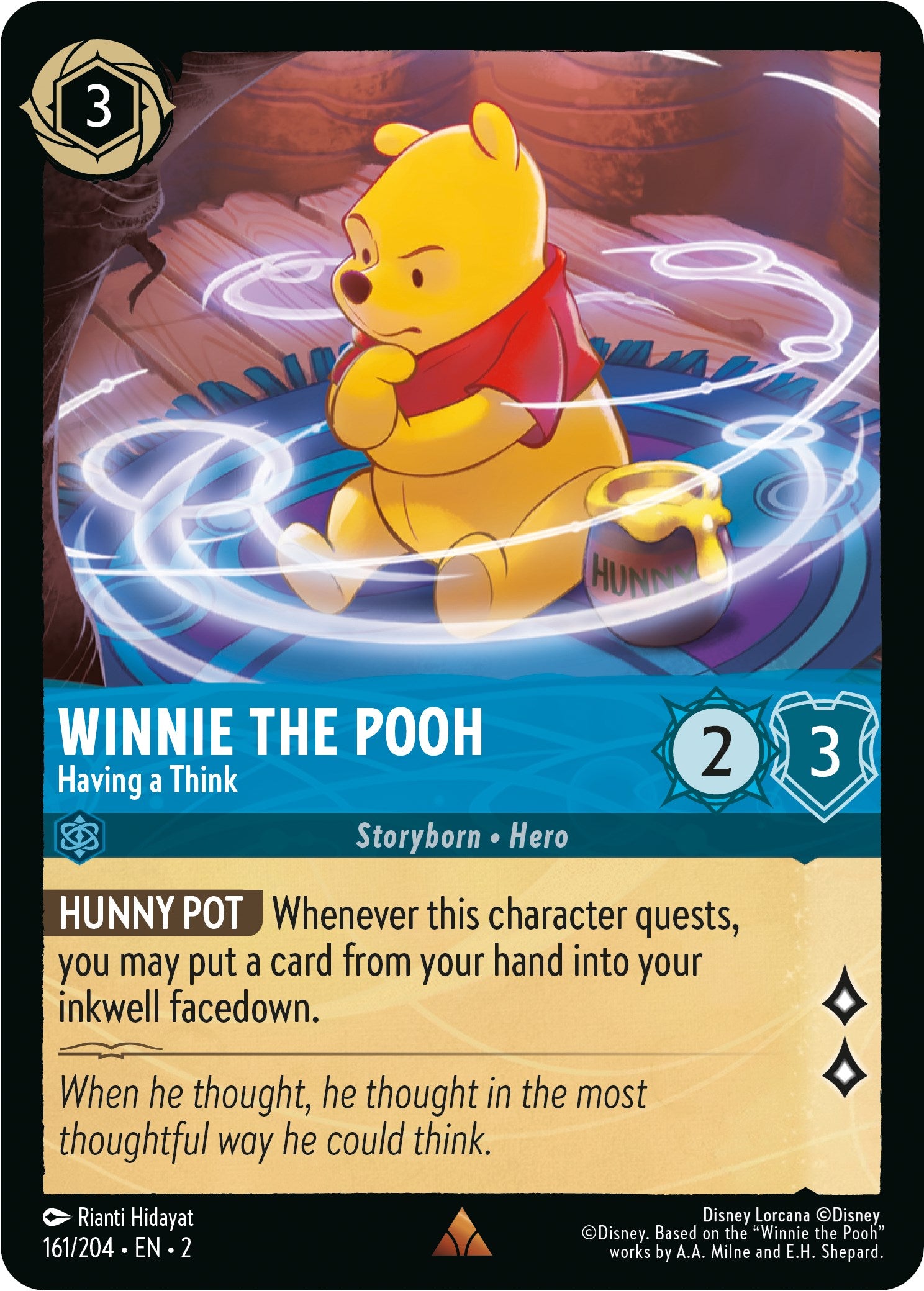 Winnie the Pooh - Having a Think (161/204) [Rise of the Floodborn] | L.A. Mood Comics and Games