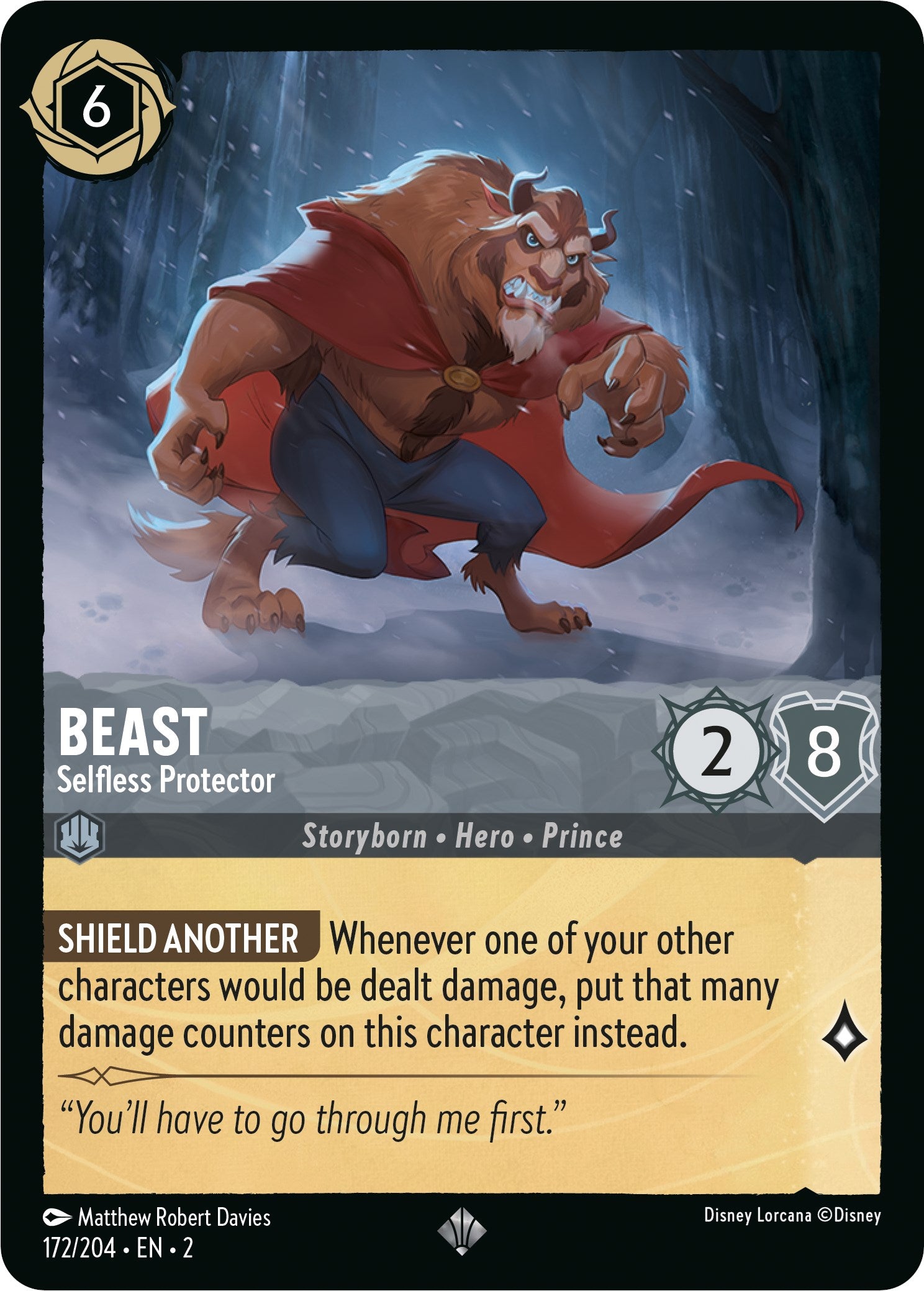 Beast - Selfless Protector (172/204) [Rise of the Floodborn] | L.A. Mood Comics and Games