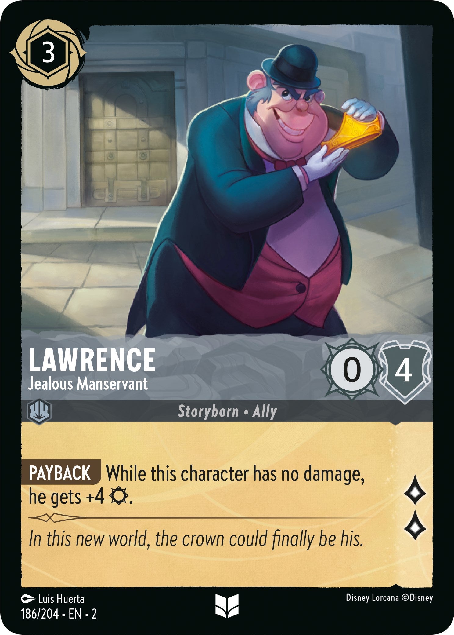 Lawrence - Jealous Manservant (186/204) [Rise of the Floodborn] | L.A. Mood Comics and Games