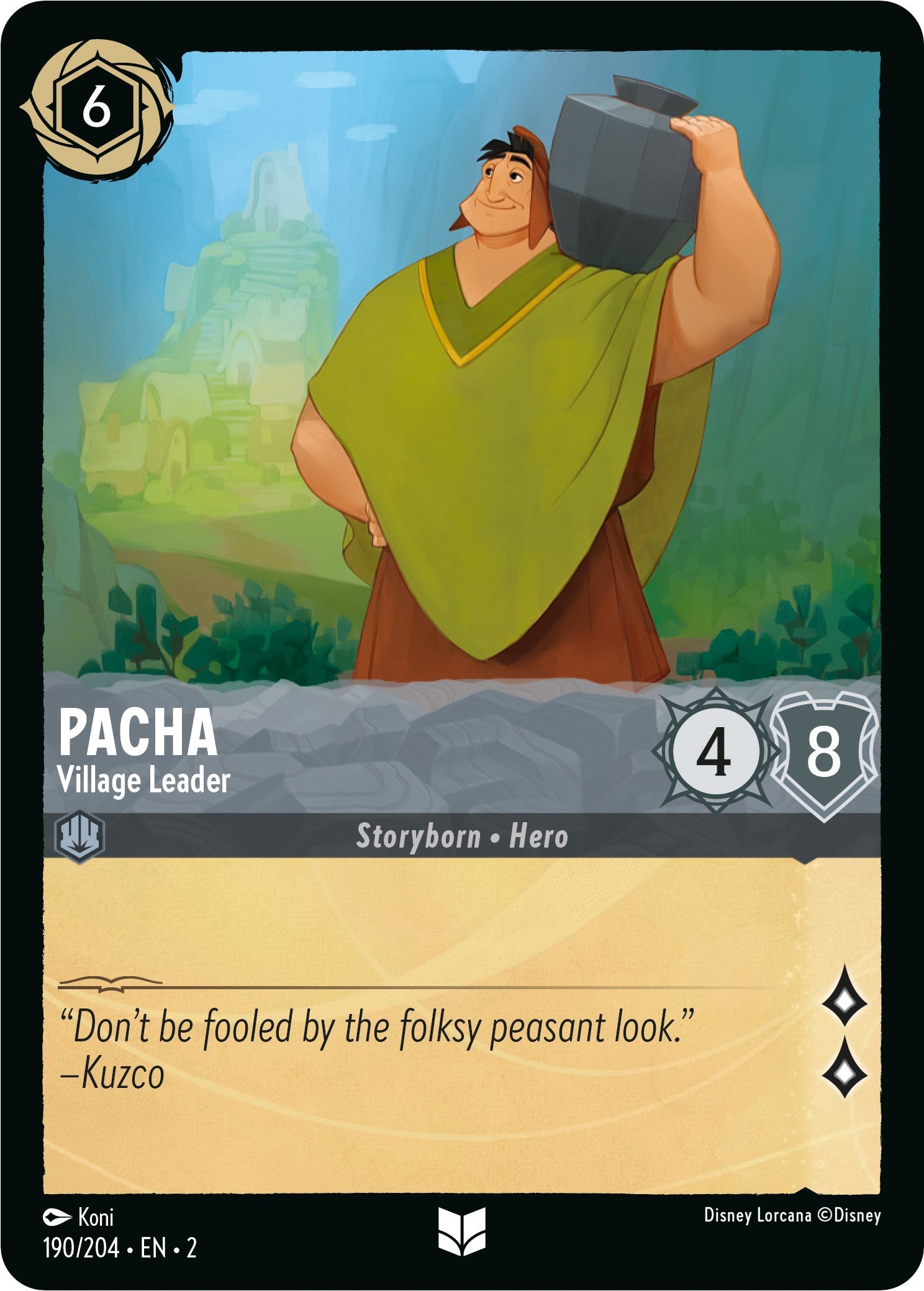 Pacha - Village Leader (190/204) [Rise of the Floodborn] | L.A. Mood Comics and Games