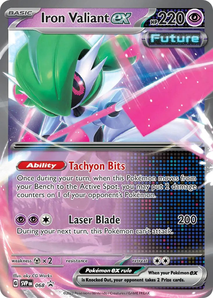 Iron Valiant ex (068) [Scarlet & Violet: Black Star Promos] | L.A. Mood Comics and Games