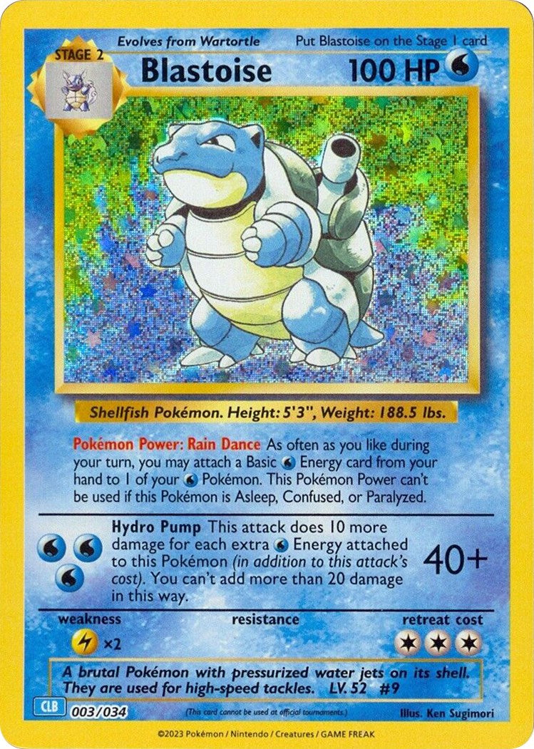 Blastoise [Trading Card Game Classic] | L.A. Mood Comics and Games