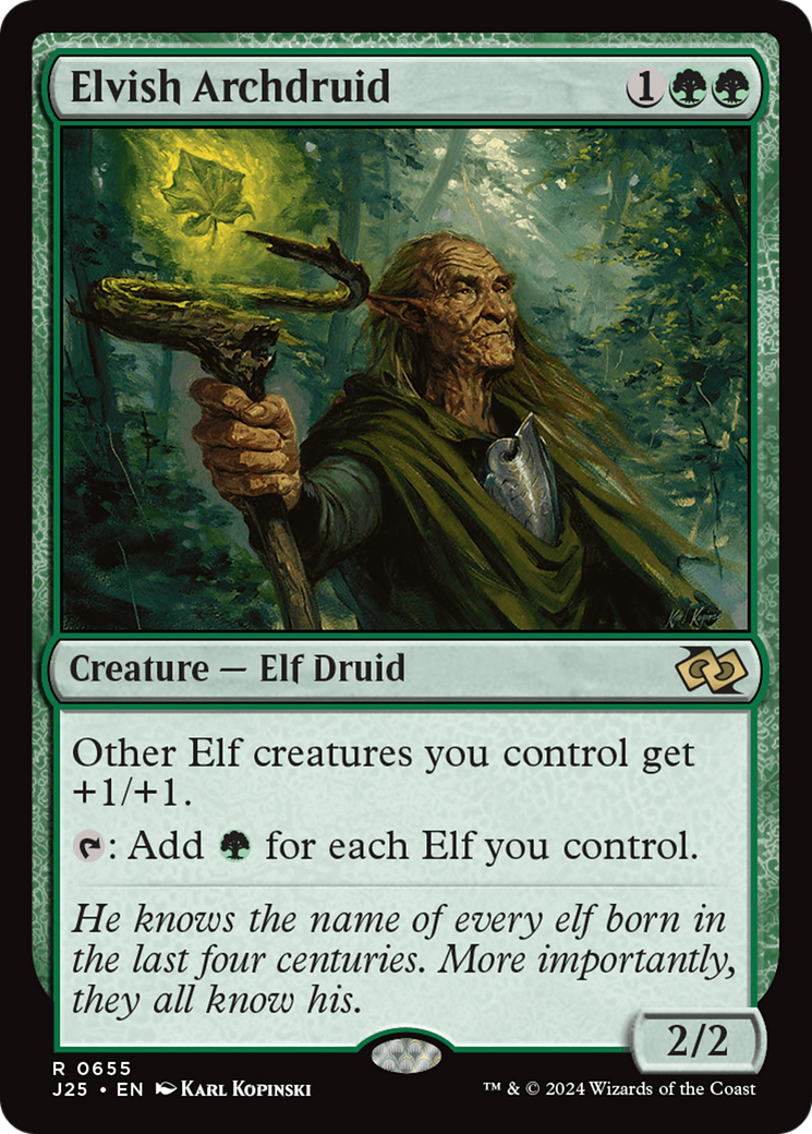 Elvish Archdruid [Foundations Jumpstart] | L.A. Mood Comics and Games