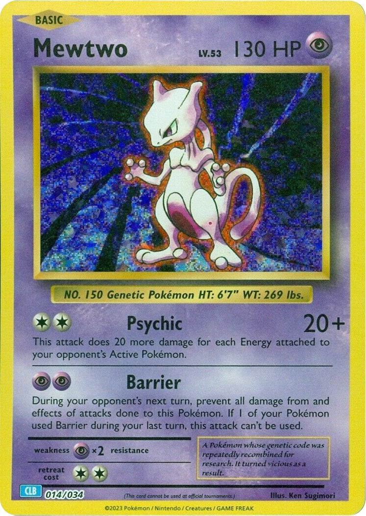 Mewtwo [Trading Card Game Classic] | L.A. Mood Comics and Games