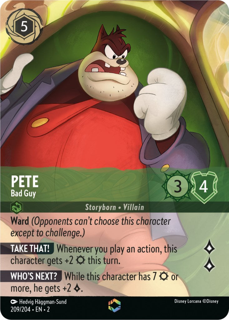 Pete - Bad Guy (Enchanted) (209/204) [Rise of the Floodborn] | L.A. Mood Comics and Games