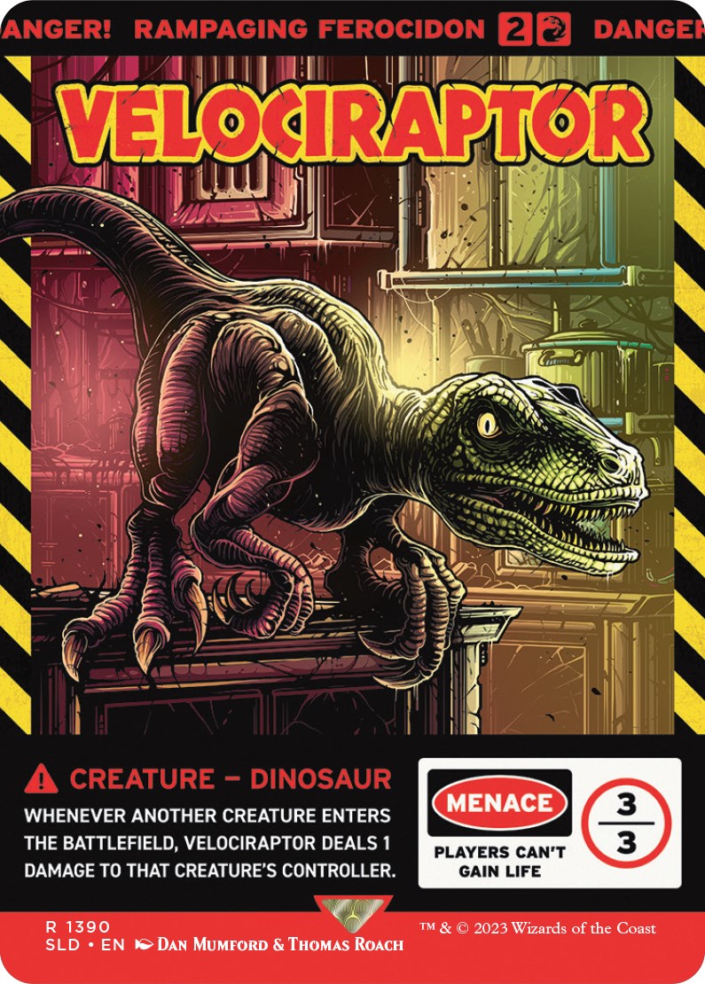 Velociraptor - Rampaging Ferocidon [Secret Lair Drop Series] | L.A. Mood Comics and Games